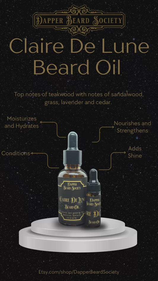 Claire De Lune Sample Beard Oil