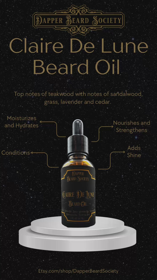 Claire De Lune Beard Oil